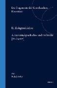 II. Zeitgeschichte, A. Universalgeschichte Und Hellenika. [Nr. 64-105]