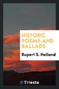 Historic Poems and Ballads