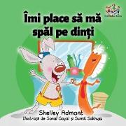 I Love to Brush My Teeth (Romanian children's book)