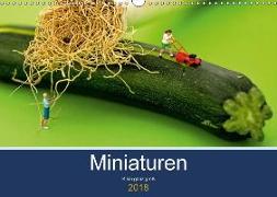 Miniaturen - Klein ganz groß (Wandkalender 2018 DIN A3 quer)