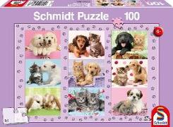 Meine Tierfreunde, 100 Teile - Kinderpuzzle