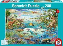 Entdecke die Dinosaurier, 200 Teile - Kinderpuzzle