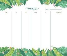 Jungle Pattern Weekly To-Do Pad