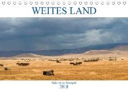 Weites Land - Safari in der Serengeti (Tischkalender 2018 DIN A5 quer)