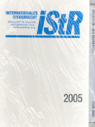 ISTR Einbanddecke internationales Steuerrecht 2005
