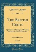 The British Critic, Vol. 19