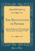 The Recognition of Panama