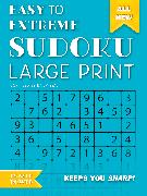 Easy to Extreme Sudoku Large Print (Blue)