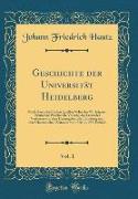 Geschichte der Universität Heidelberg, Vol. 1