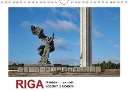 Riga - Mittelalter, Jugendstil, Sozialismus und Moderne (Wandkalender 2018 DIN A4 quer)