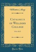 Catalogue of Williams College