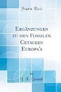 Ergänzungen zu den Fossilen Cetaceen Europa's (Classic Reprint)