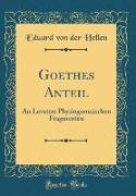 Goethes Anteil
