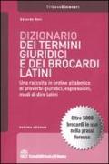 Dizionario dei termini giuridici e dei brocardi latini