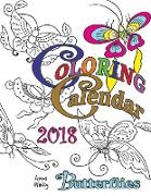 Coloring Calendar 2018 Butterflies