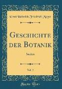 Geschichte der Botanik, Vol. 2
