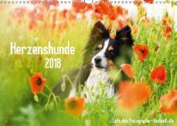 Herzenshunde 2018 (Wandkalender 2018 DIN A3 quer)