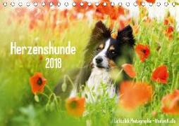 Herzenshunde 2018 (Tischkalender 2018 DIN A5 quer)