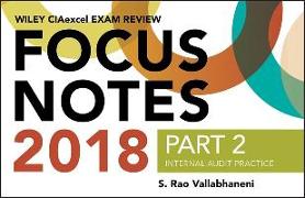 Wiley CIAexcel Exam Review 2018 Focus Notes, Part 2