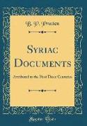 Syriac Documents