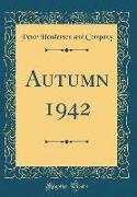 Autumn 1942 (Classic Reprint)