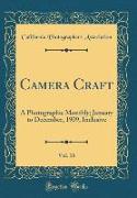 Camera Craft, Vol. 16