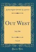 Out West, Vol. 25