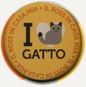 I love gatto. Il boss in casa mia