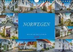 Norwegen - Die Altstadt von Stavanger (Wandkalender 2018 DIN A4 quer)