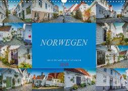 Norwegen - Die Altstadt von Stavanger (Wandkalender 2018 DIN A3 quer)