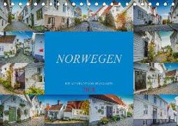 Norwegen - Die Altstadt von Stavanger (Tischkalender 2018 DIN A5 quer)