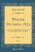 Wiener Studien, 1879, Vol. 1