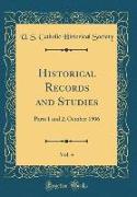 Historical Records and Studies, Vol. 4