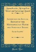 Seventeenth Annual Reportof the Metropolitan Water and Sewerage Board