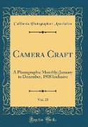 Camera Craft, Vol. 15
