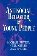 Antisocial Behavior by Young People