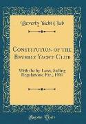 Constitution of the Beverly Yacht Club