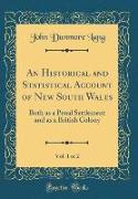 An Historical and Statistical Account of New South Wales, Vol. 1 of 2