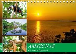 Amazonas - Faszination Regenwald (Tischkalender 2018 DIN A5 quer)