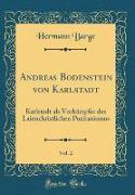 Andreas Bodenstein von Karlstadt, Vol. 2