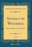 Annals of Wyoming, Vol. 22