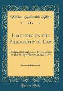 Lectures on the Philosophy of Law