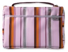 Pink Lavender Sassy Stripes LG Book and Bible Cover