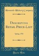 Descriptive Retail Price-List