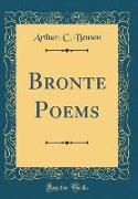 Bronte Poems (Classic Reprint)