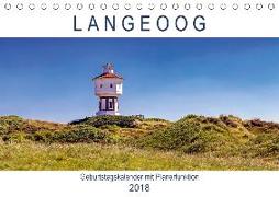 Langeoog Geburtstagskalender (Tischkalender 2018 DIN A5 quer)