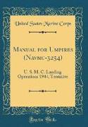 Manual for Umpires (Navmc-3254)
