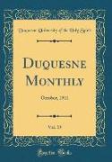 Duquesne Monthly, Vol. 19