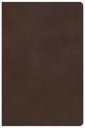 KJV Large Print Personal Size Reference Bible, Brown Genuine Leather, Indexed