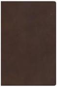 KJV Super Giant Print Reference Bible, Brown Genuine Leather, Indexed